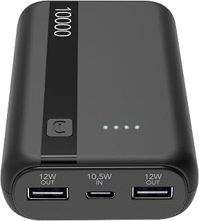 Cellularline - Power Bank 10.000 - Capacidad: 10.000